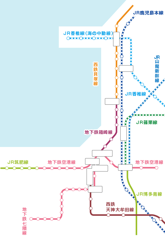 福岡路線図